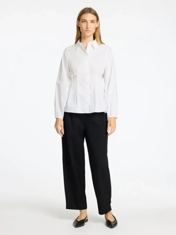 SELECTED STRUKTURERAD SKJORTA White Fashion