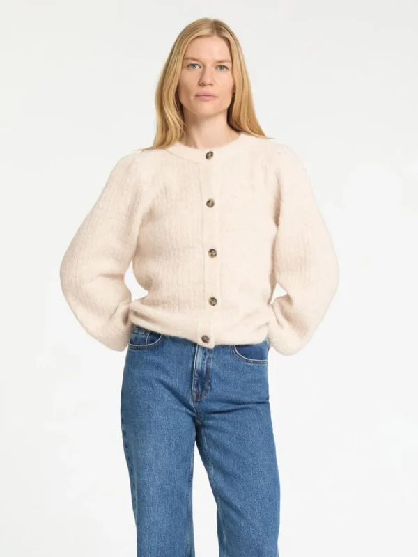 SELECTED STRUKTURERAD STICKAD KOFTA Beige Best