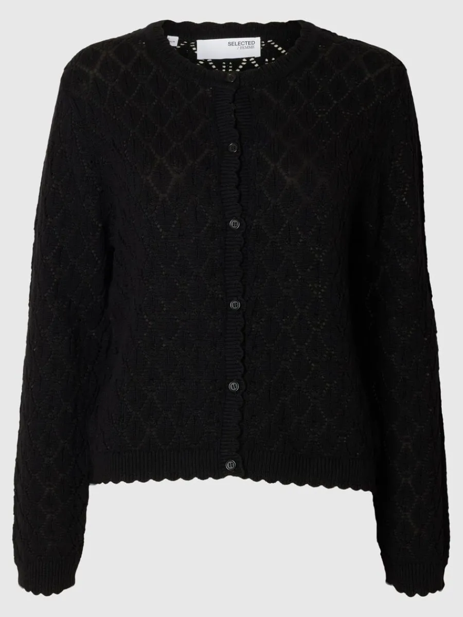 strukturerad_stickad_koft_5-1.webp SELECTED STRUKTURERAD STICKAD KOFTA Black Sale