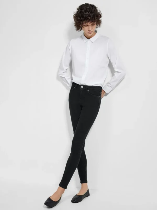 SELECTED SVARTA SKINNY FIT-JEANS Black Shop