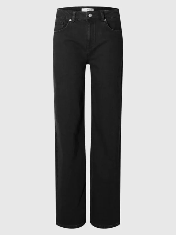 SELECTED SVARTA VIDA JEANS Black Sale