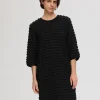 SELECTED TEXTURERAD MIDIKLÄNNING Black Flash Sale