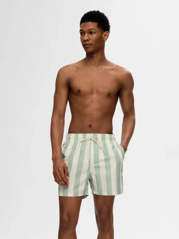 SELECTED TRYCK BADSHORTS Green Cheap