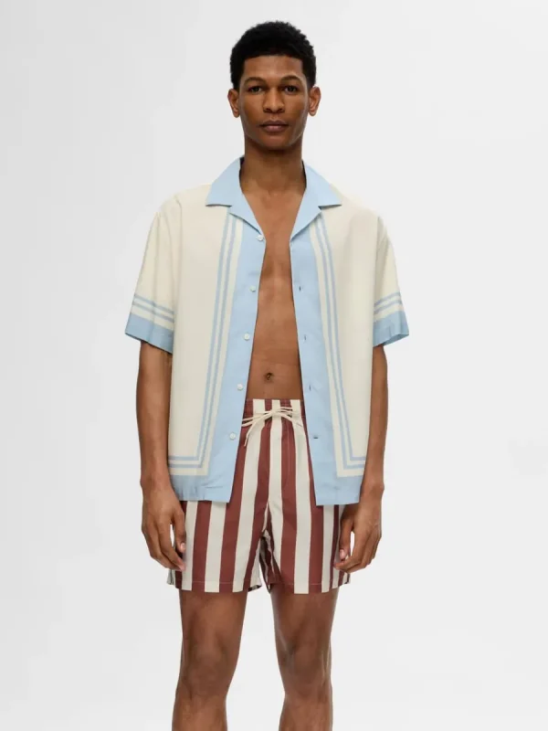 SELECTED TRYCK BADSHORTS Coloured Discount