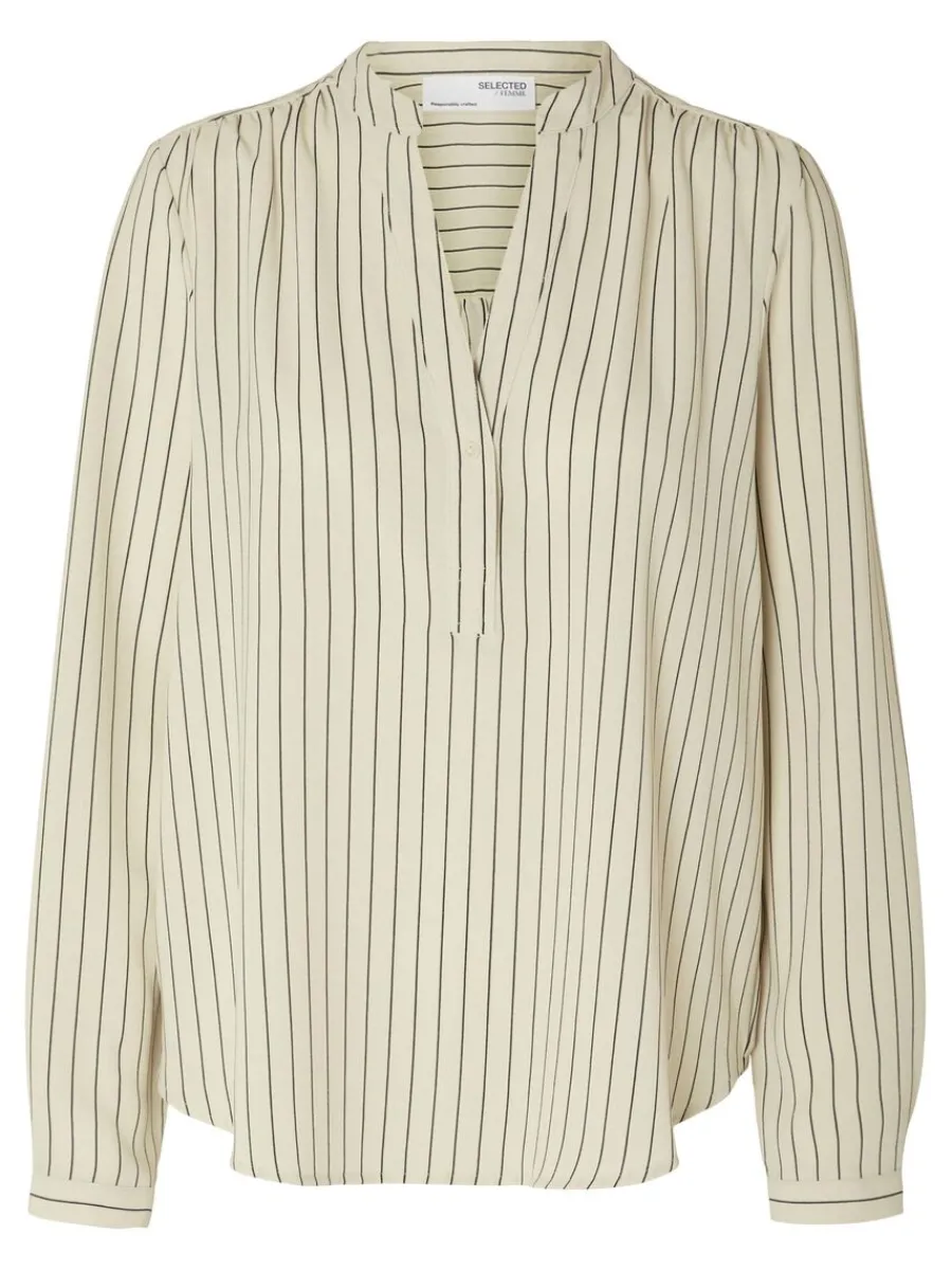 tryck_blus_5.webp SELECTED TRYCK BLUS Beige Flash Sale