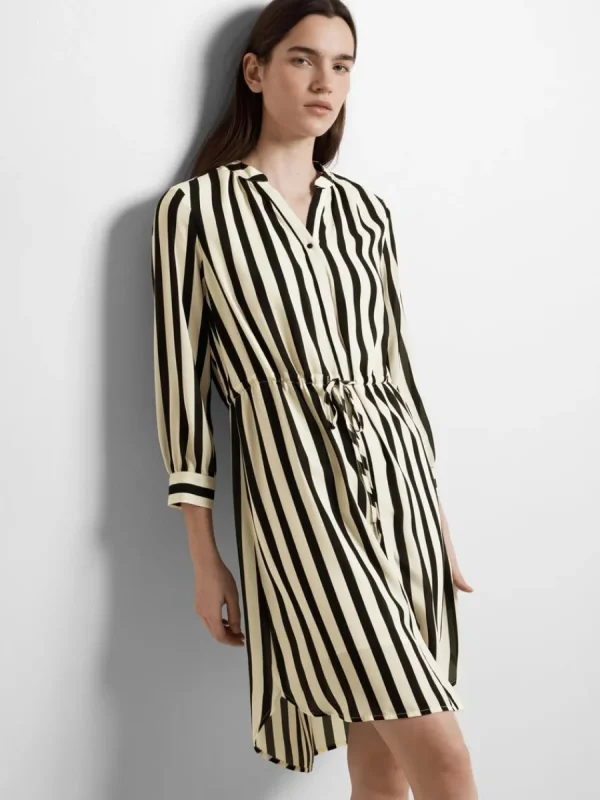 SELECTED TRYCK KORT KLÄNNING Black Clearance