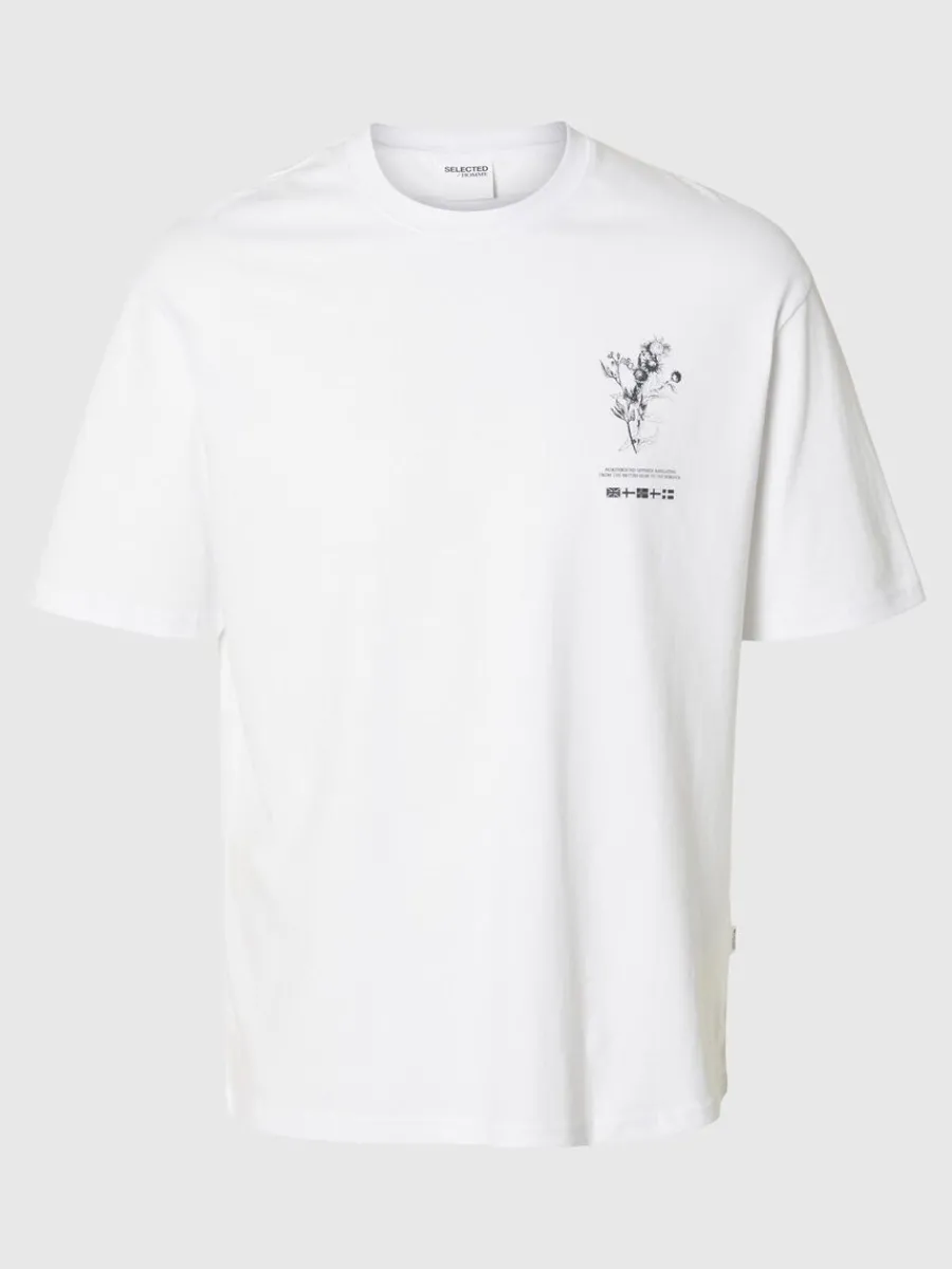 tryckt_bomulls_tshirt_5-3.webp SELECTED TRYCKT BOMULLS T-SHIRT White Cheap