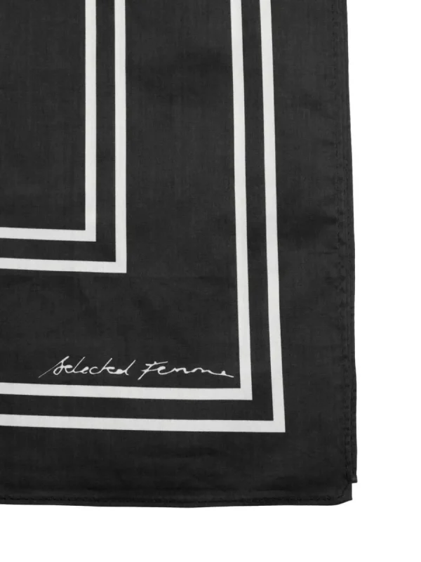 SELECTED TRYCKTA HALSDUK Black Cheap
