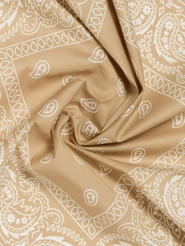 SELECTED TRYCKTA HALSDUK Beige Flash Sale