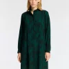 SELECTED TRYCKTA KORT KLÄNNING Green Store