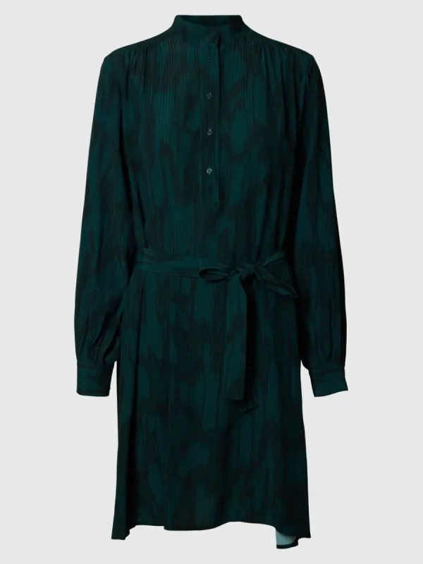 SELECTED TRYCKTA KORT KLÄNNING Green Store
