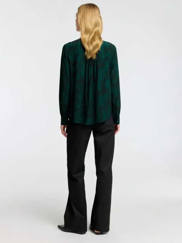 SELECTED TRYCKTA LÅNGÄRMAD SKJORTA Green Best