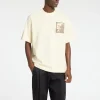 SELECTED TRYCKTA RUNDRINGAD T-SHIRT White Sale