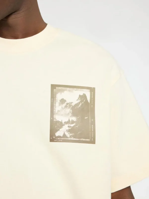 SELECTED TRYCKTA RUNDRINGAD T-SHIRT White Sale
