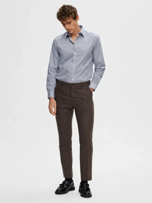 SELECTED TRYCKTA SKJORTA Blue Online
