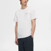 SELECTED TRYCKTA T-SHIRT White Online