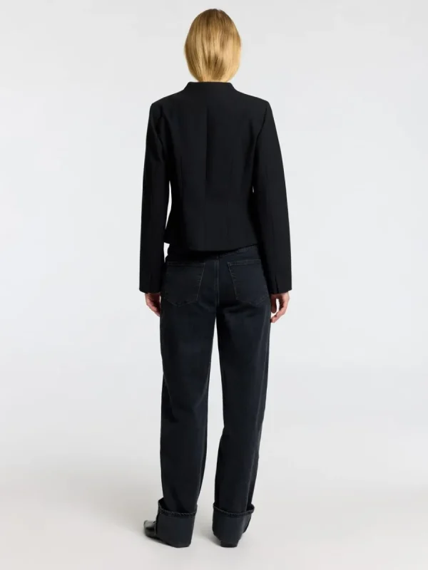 SELECTED ÅTSITTANDE KAVAJ Black Clearance