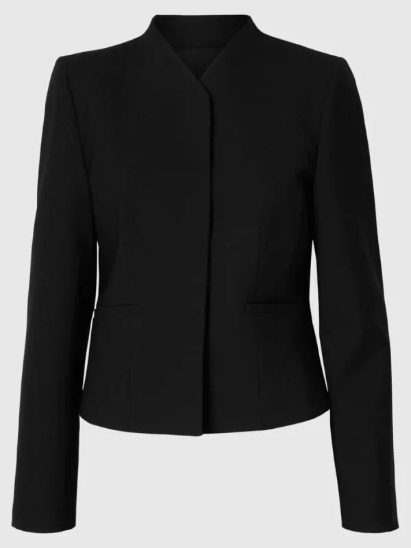 SELECTED ÅTSITTANDE KAVAJ Black Clearance