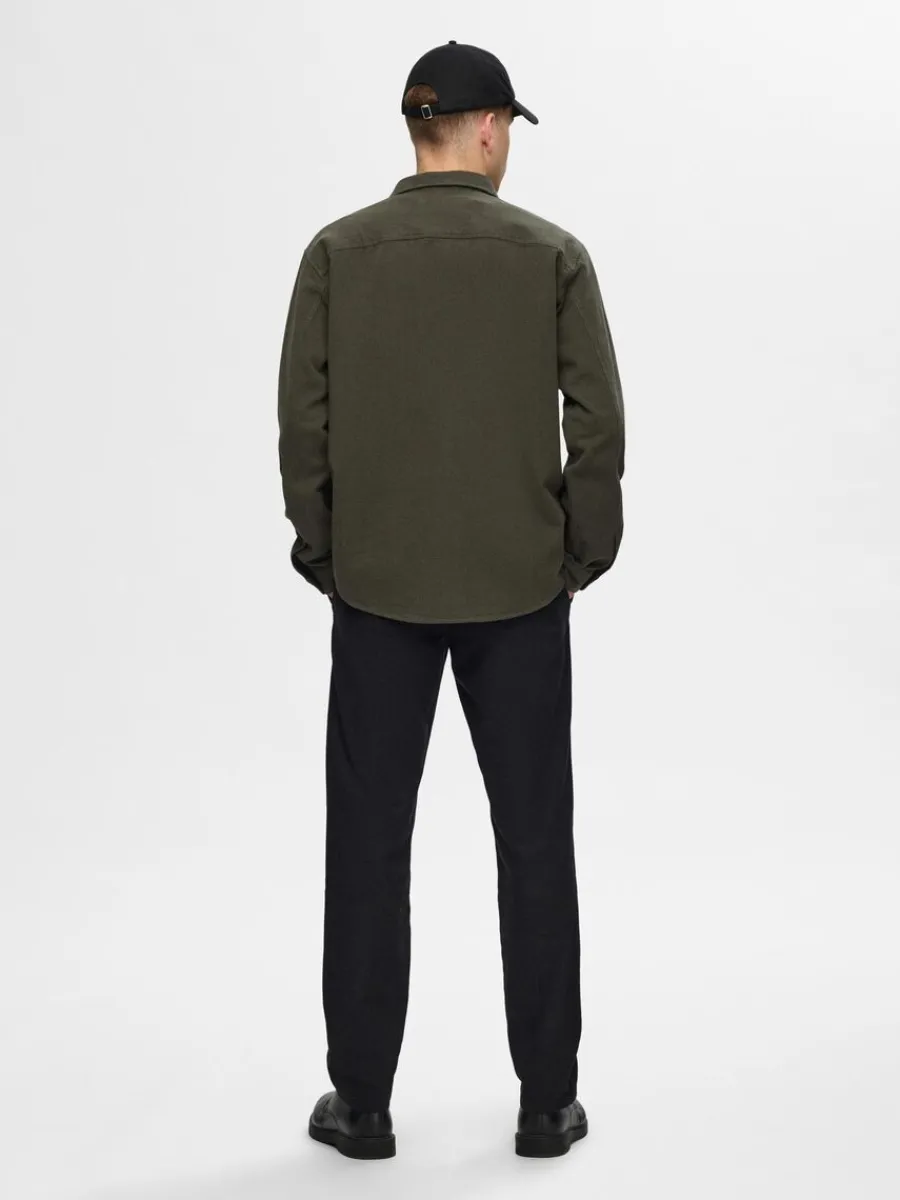 twill_verskjorta_1-1.webp SELECTED TWILL ÖVERSKJORTA Green Discount