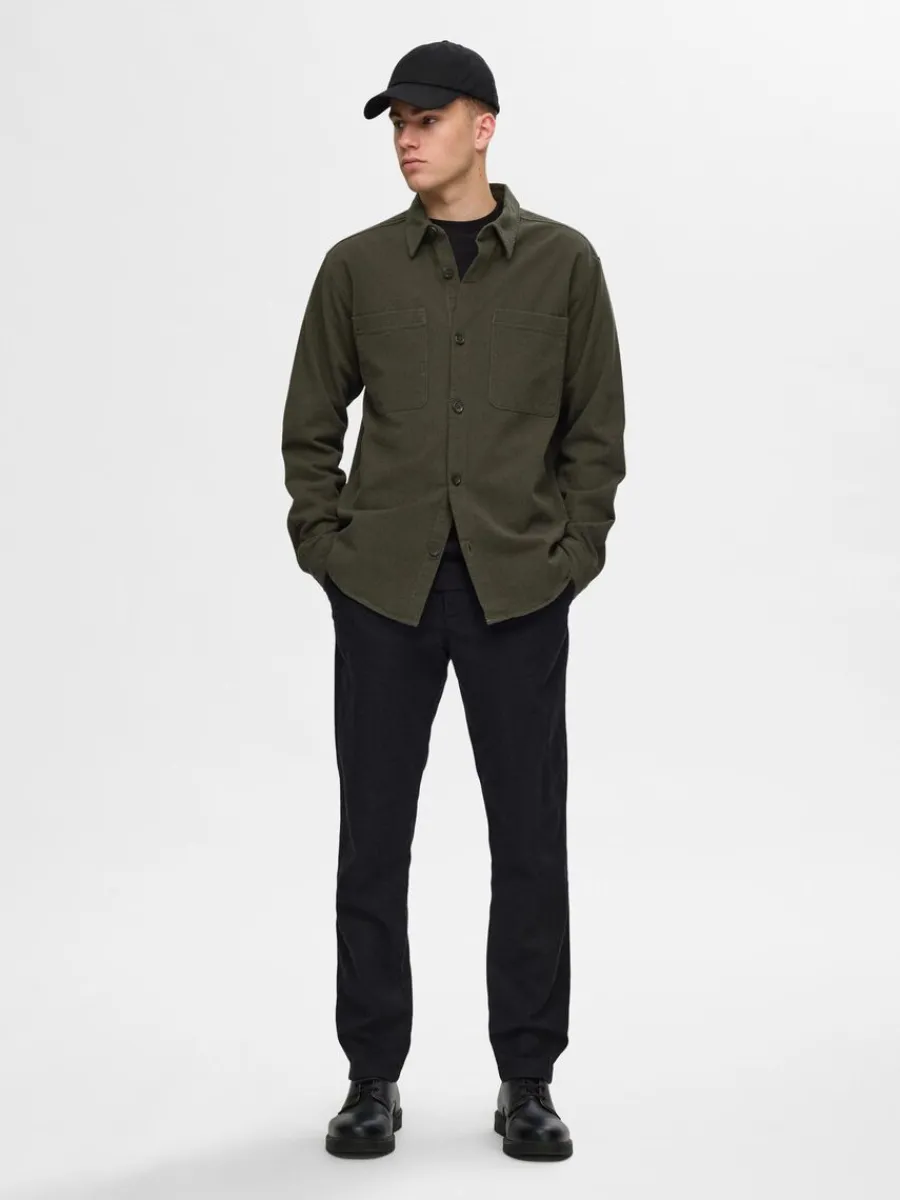 twill_verskjorta_2-1.webp SELECTED TWILL ÖVERSKJORTA Green Discount