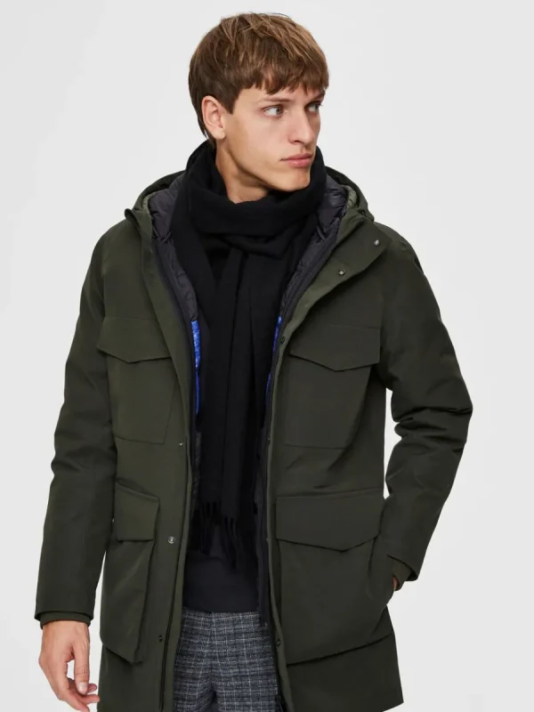 SELECTED ULL HALSDUK Black Fashion
