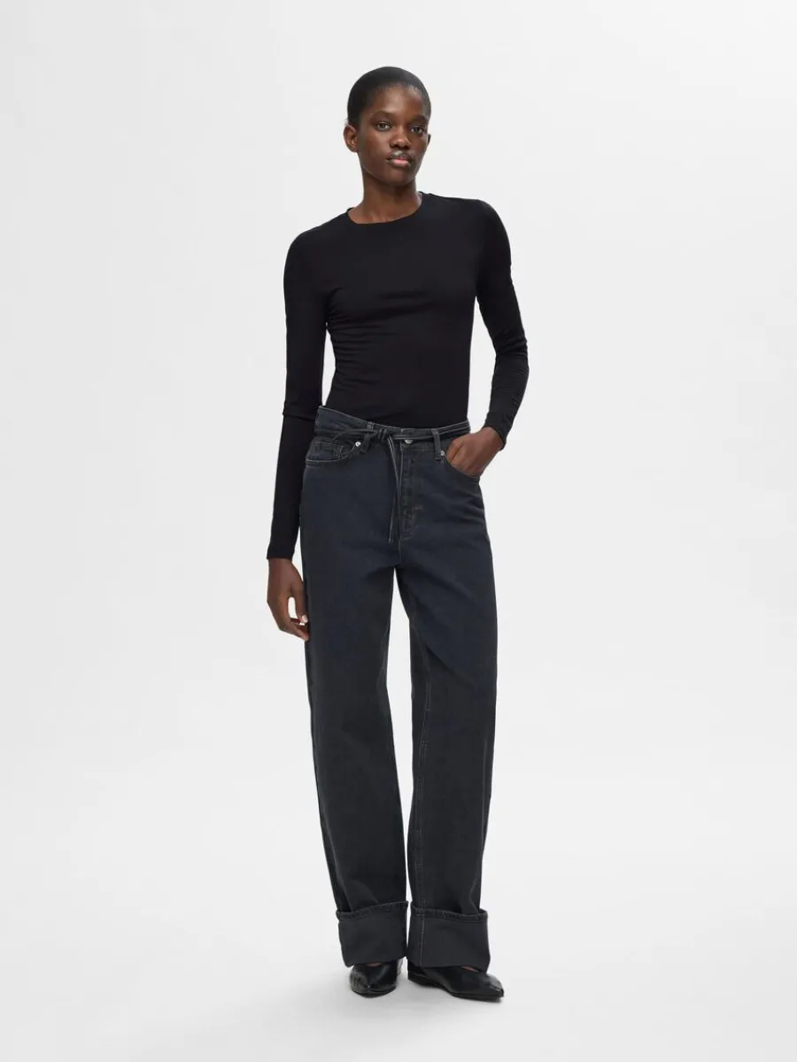 ull_lngrmad_topp_1.webp SELECTED 100% ULL LÅNGÄRMAD TOPP Black Cheap