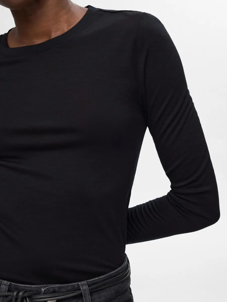 ull_lngrmad_topp_3.webp SELECTED 100% ULL LÅNGÄRMAD TOPP Black Cheap