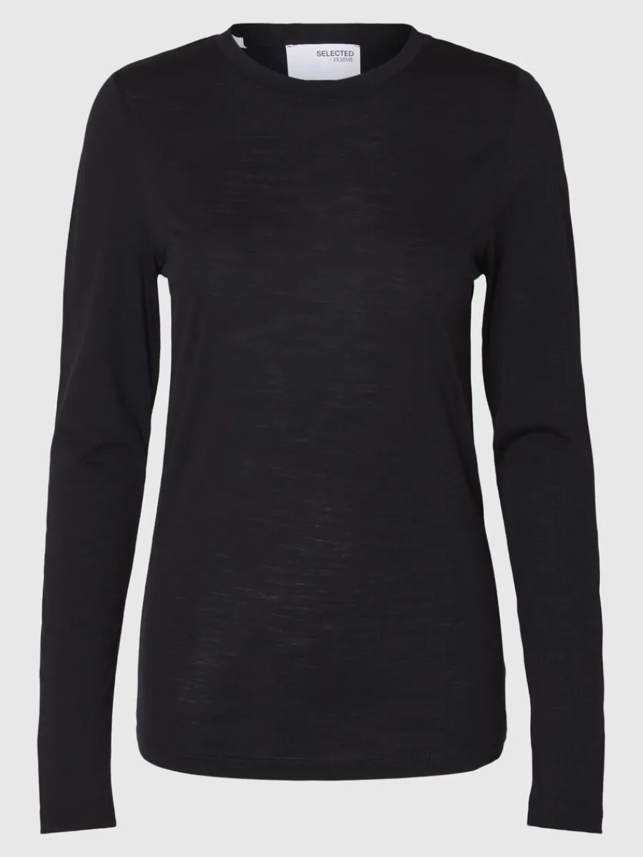 ull_lngrmad_topp_5.webp SELECTED 100% ULL LÅNGÄRMAD TOPP Black Cheap