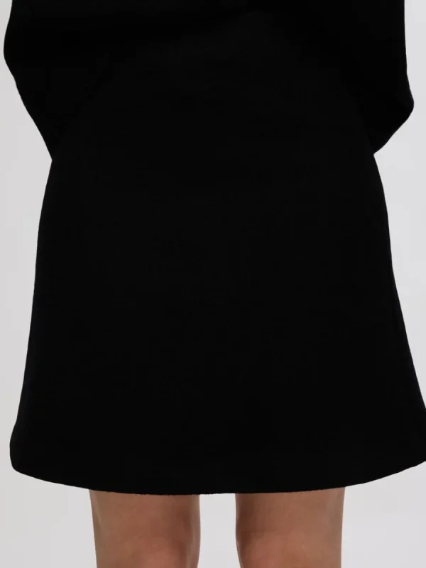 SELECTED 100% ULL MINIKJOL Black Shop