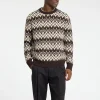SELECTED 100% ULL RUNDRINGAD TRÖJA Brown Hot