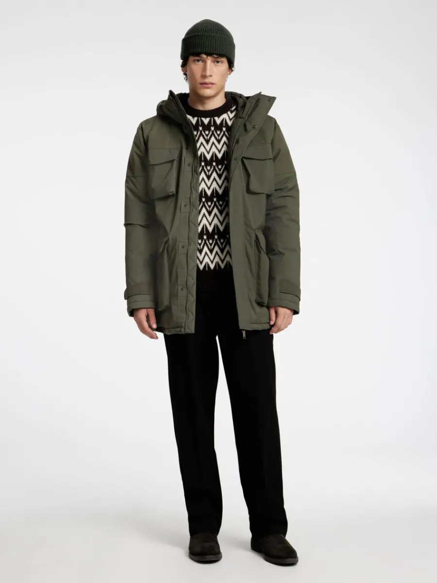 vadderad_parkas_2-1.webp SELECTED VADDERAD PARKAS Green Fashion