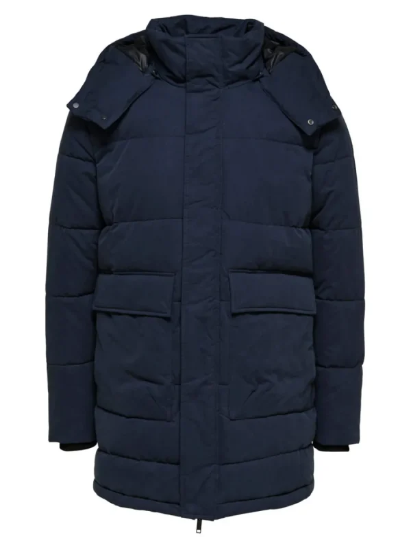 SELECTED VADDERAD PARKAS Blue Discount