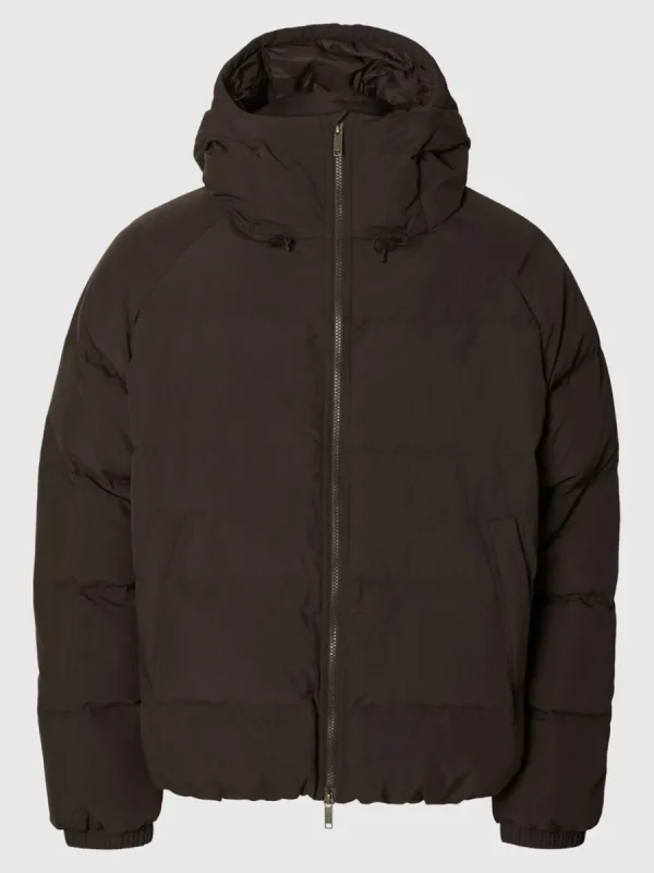 SELECTED VADDERAD PUFFERJACKA Brown Fashion