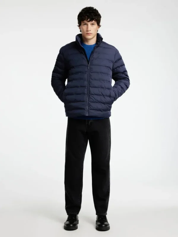 SELECTED VADDERAD QUILTAD JACKA Blue Best