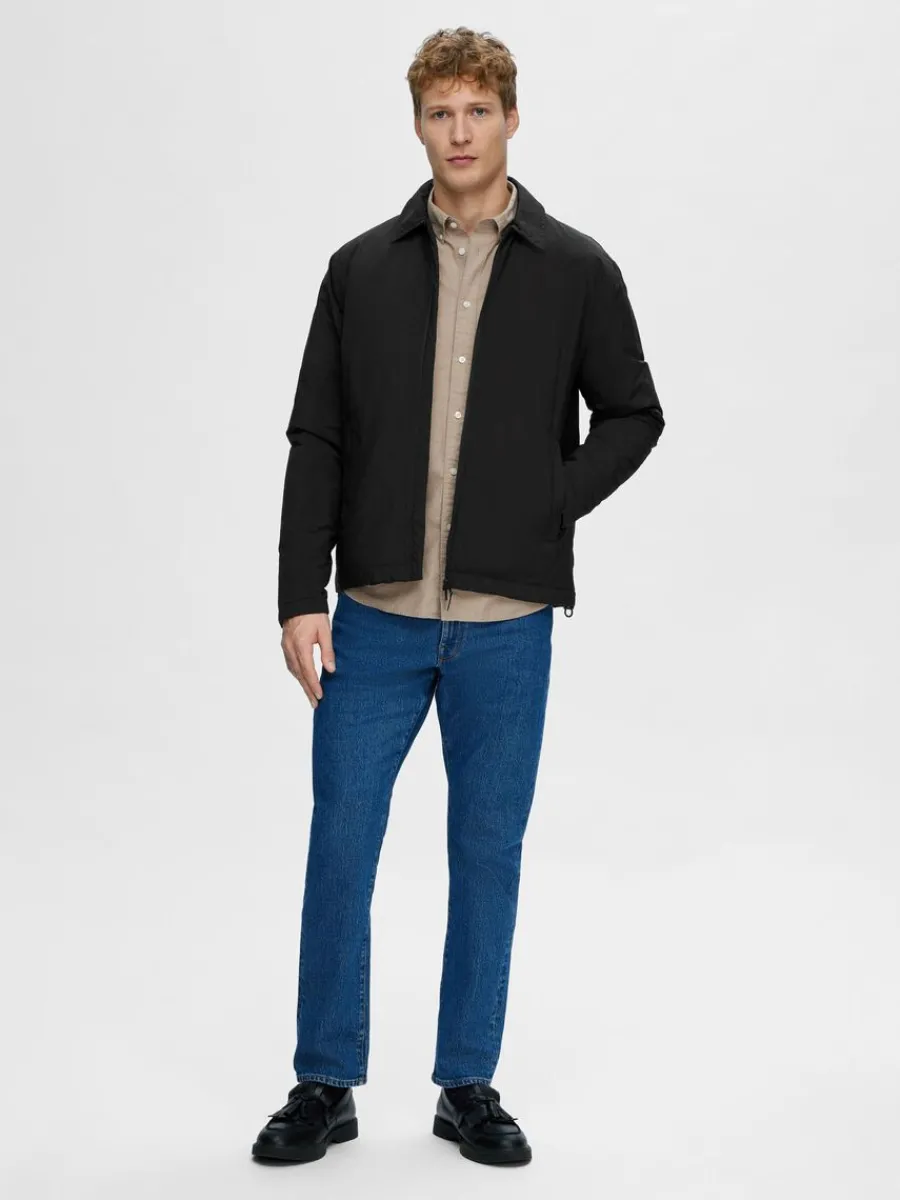 vadderad_shacket_2-1.webp SELECTED VADDERAD SHACKET Black Online