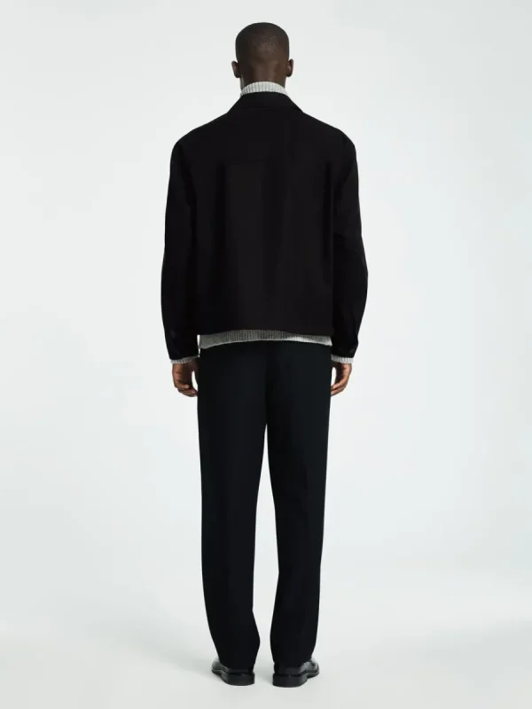 SELECTED VATTENAVVISANDE KORT JACKA Black Flash Sale