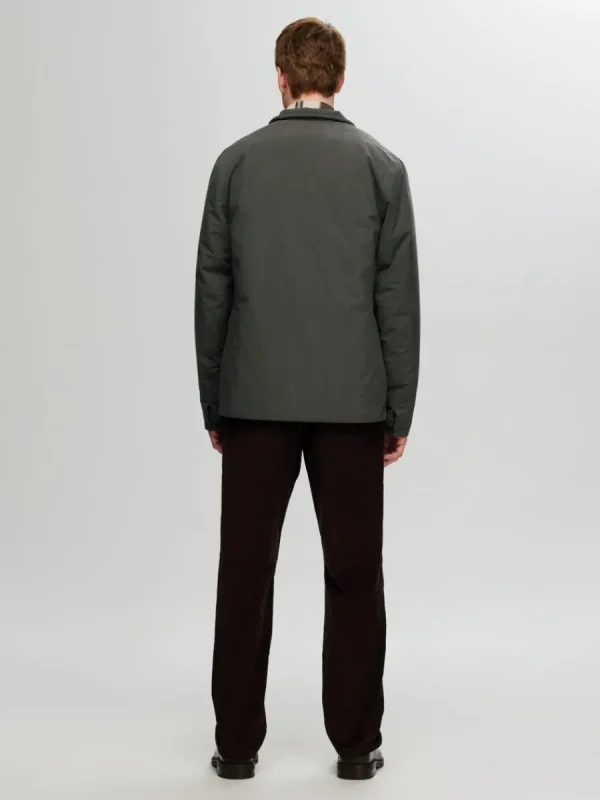 SELECTED VATTENAVVISANDE LÄTT JACKA Green Shop