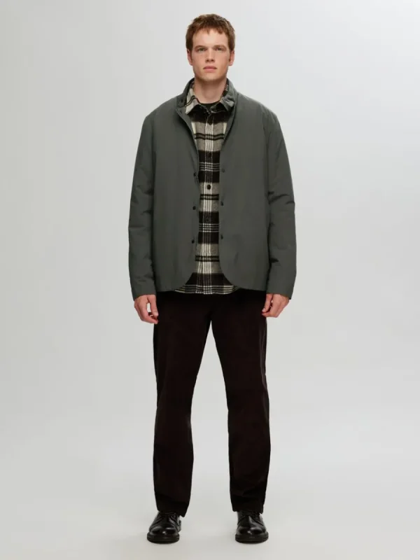 SELECTED VATTENAVVISANDE LÄTT JACKA Green Shop