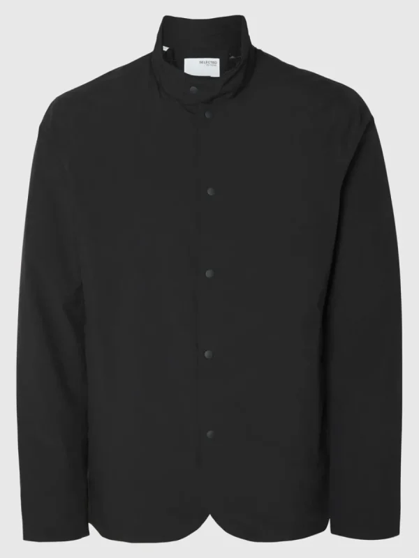 SELECTED VATTENAVVISANDE LÄTT JACKA Black Best