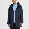 SELECTED VATTENAVVISANDE PARKAS Blue Clearance