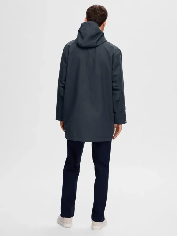 SELECTED VATTENAVVISANDE PARKAS Blue Clearance