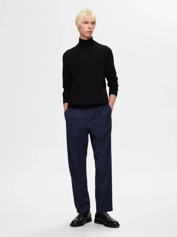 SELECTED VECKAD BYXOR Blue Store
