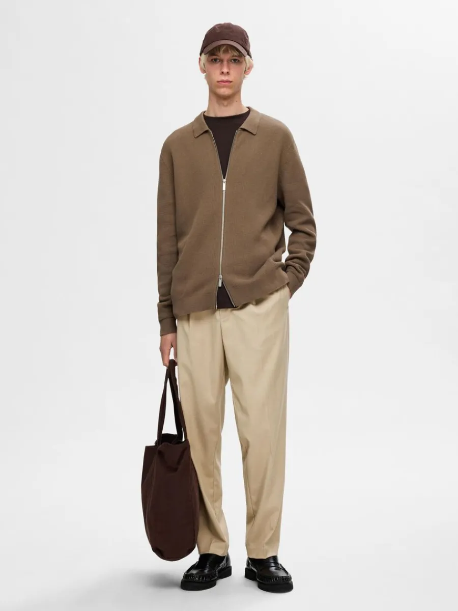 veckad_byxor_2-3.webp SELECTED VECKAD BYXOR Beige Cheap