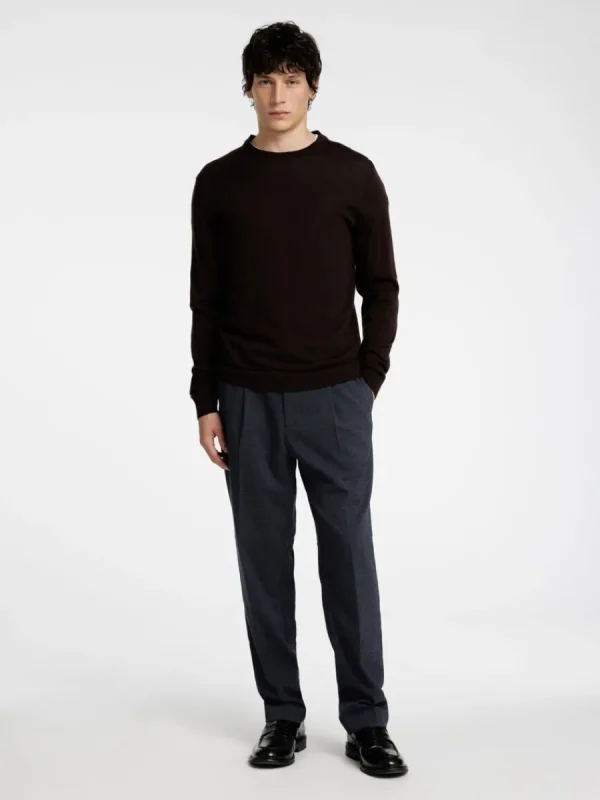 SELECTED VECKAD BYXOR Blue Flash Sale