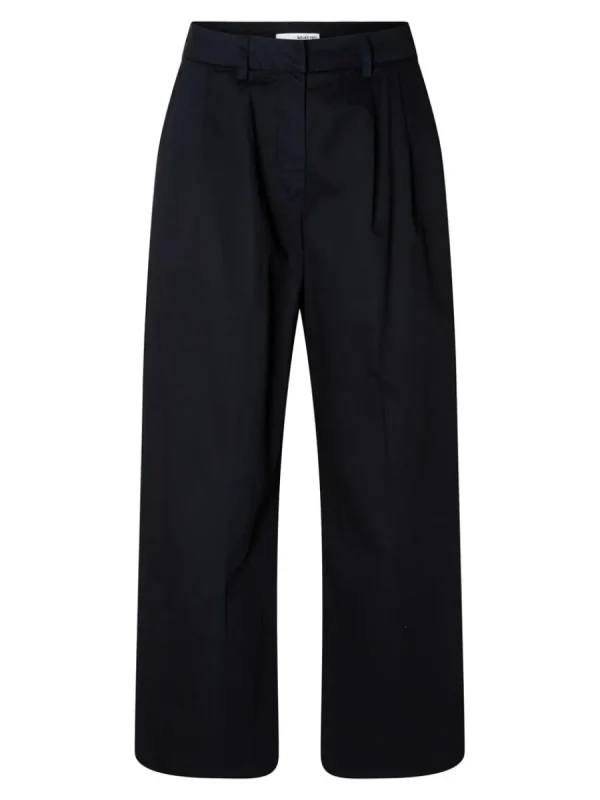 SELECTED VECKAD BYXOR MED VIDA BEN Blue Fashion