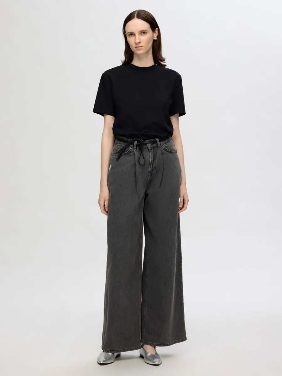 veckad_vida_jeans_1.webp SELECTED VECKAD VIDA JEANS Grey Online