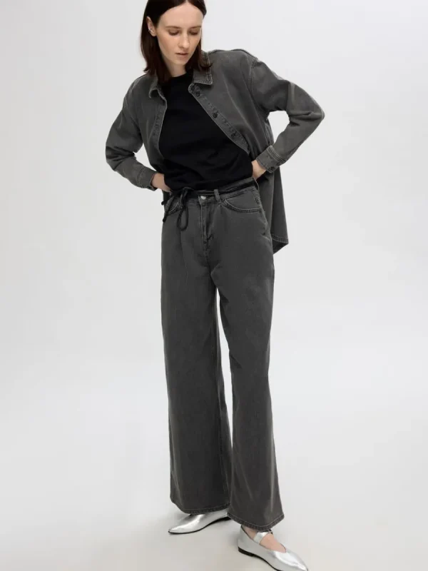 SELECTED VECKAD VIDA JEANS Grey Online