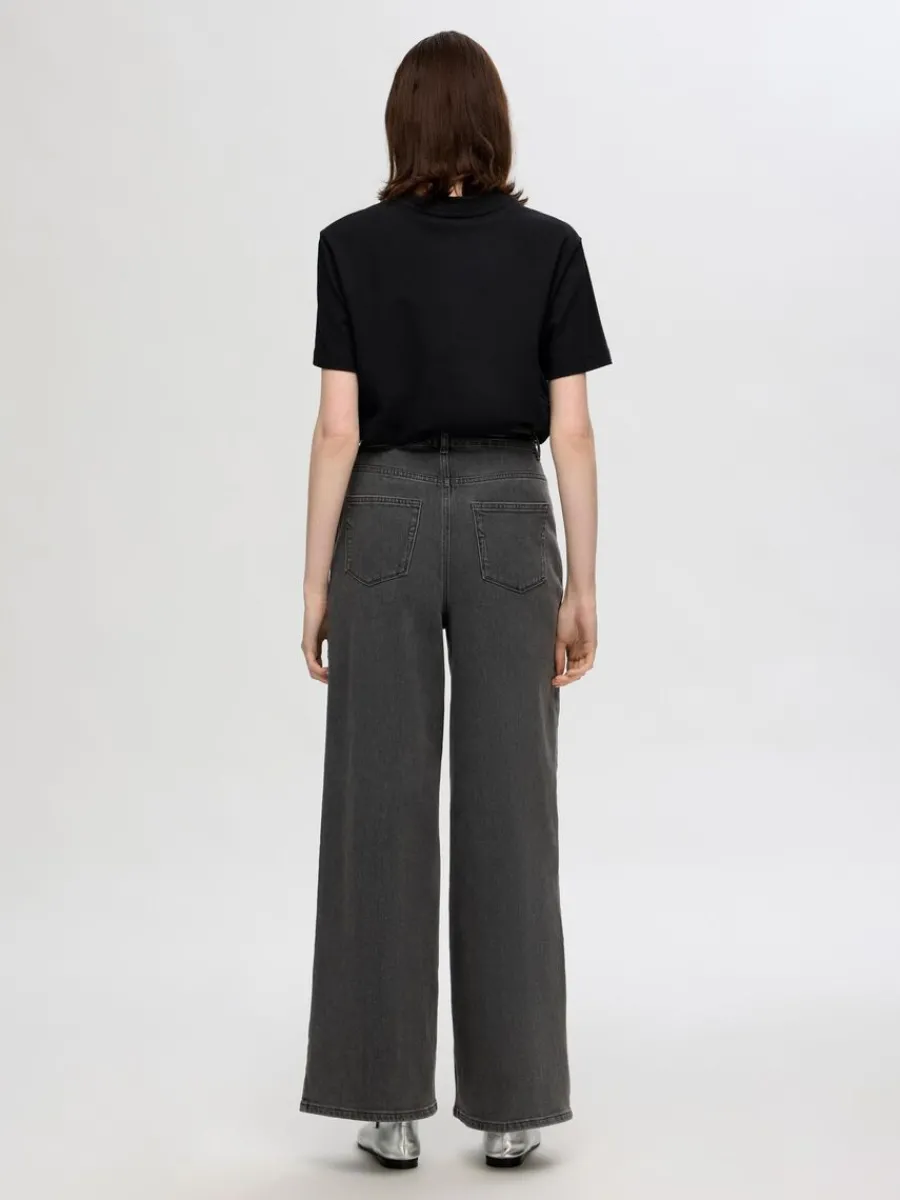 veckad_vida_jeans_4.webp SELECTED VECKAD VIDA JEANS Grey Online