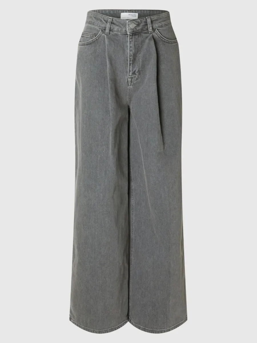 veckad_vida_jeans_5.webp SELECTED VECKAD VIDA JEANS Grey Online