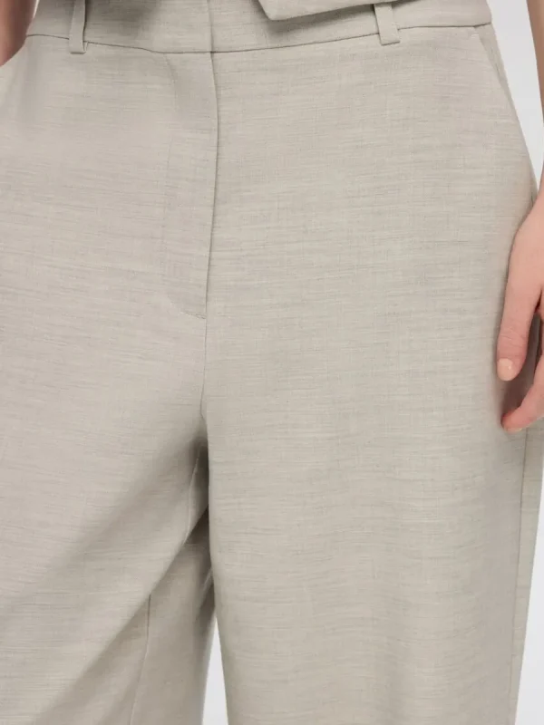 SELECTED ÖVERDIMENSIONERAD BYXOR MED VIDA BEN Beige Clearance